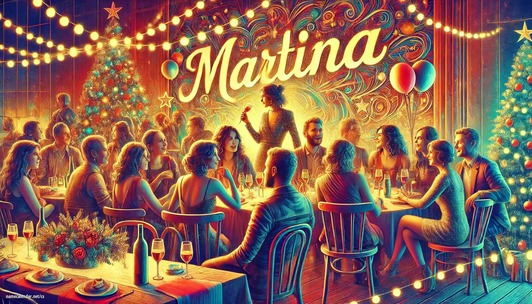 Oslava jmenin a jmenin - Martina