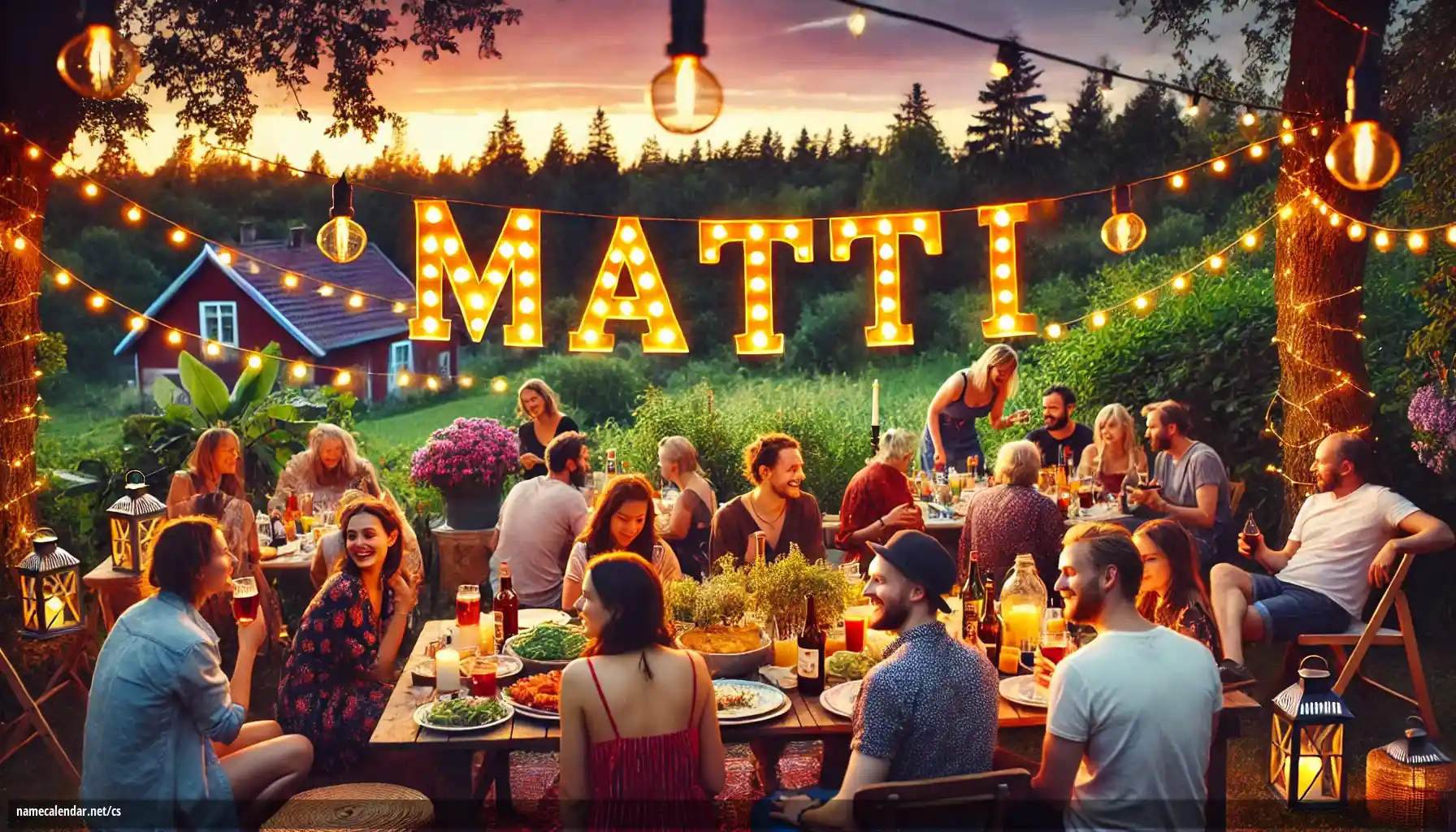 Oslava jmenin a jmenin - Matti