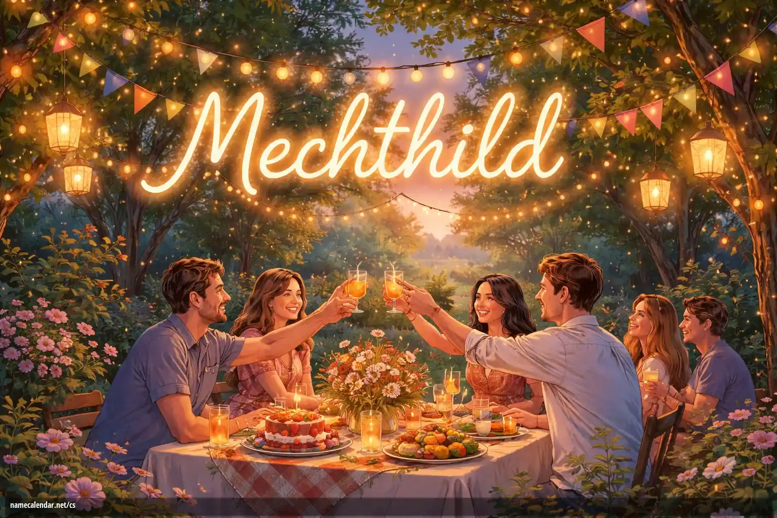 Oslava jmenin a jmenin - Mechthild