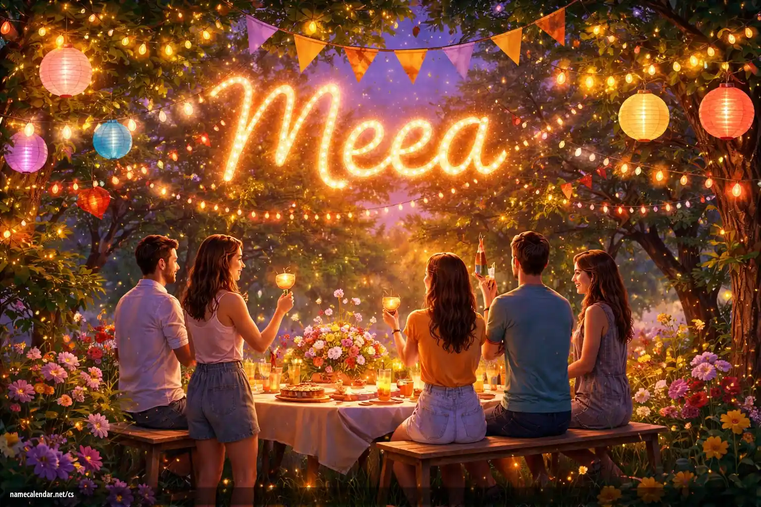 Oslava jmenin a jmenin - Meea