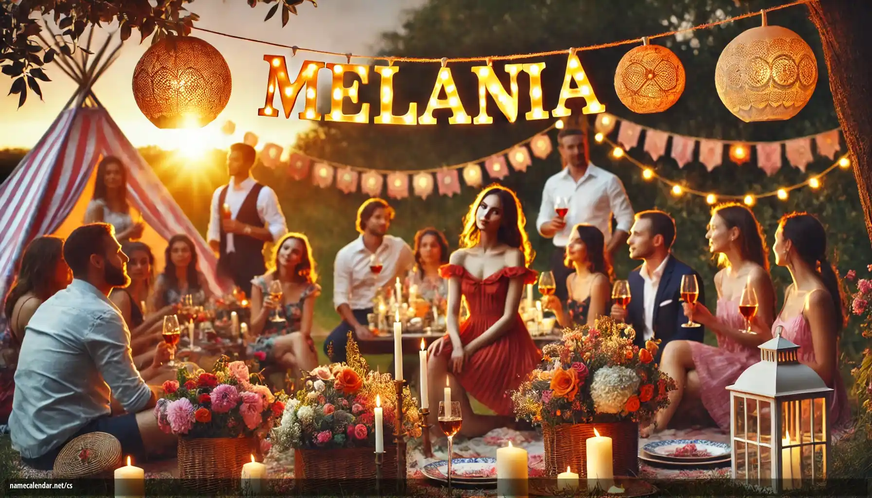 Oslava jmenin a jmenin - Melania