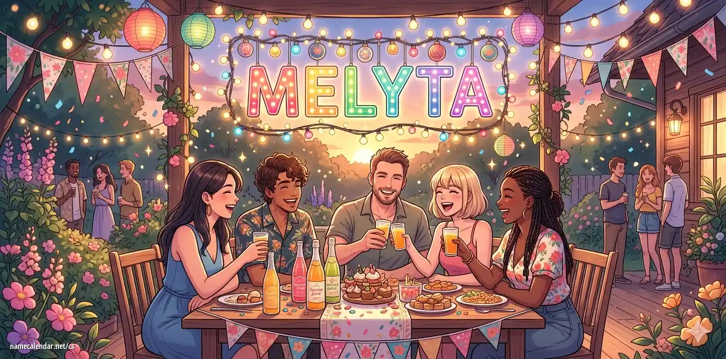 Oslava jmenin a jmenin - Melyta