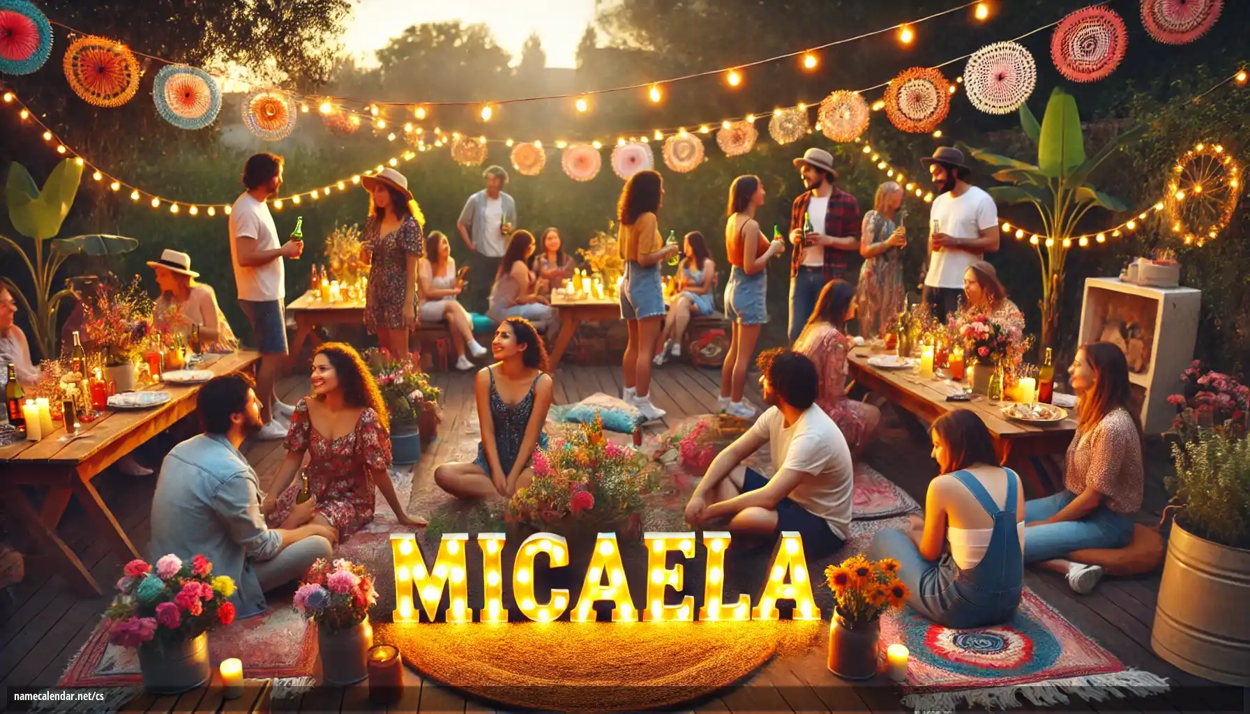 Oslava jmenin a jmenin - Micaela