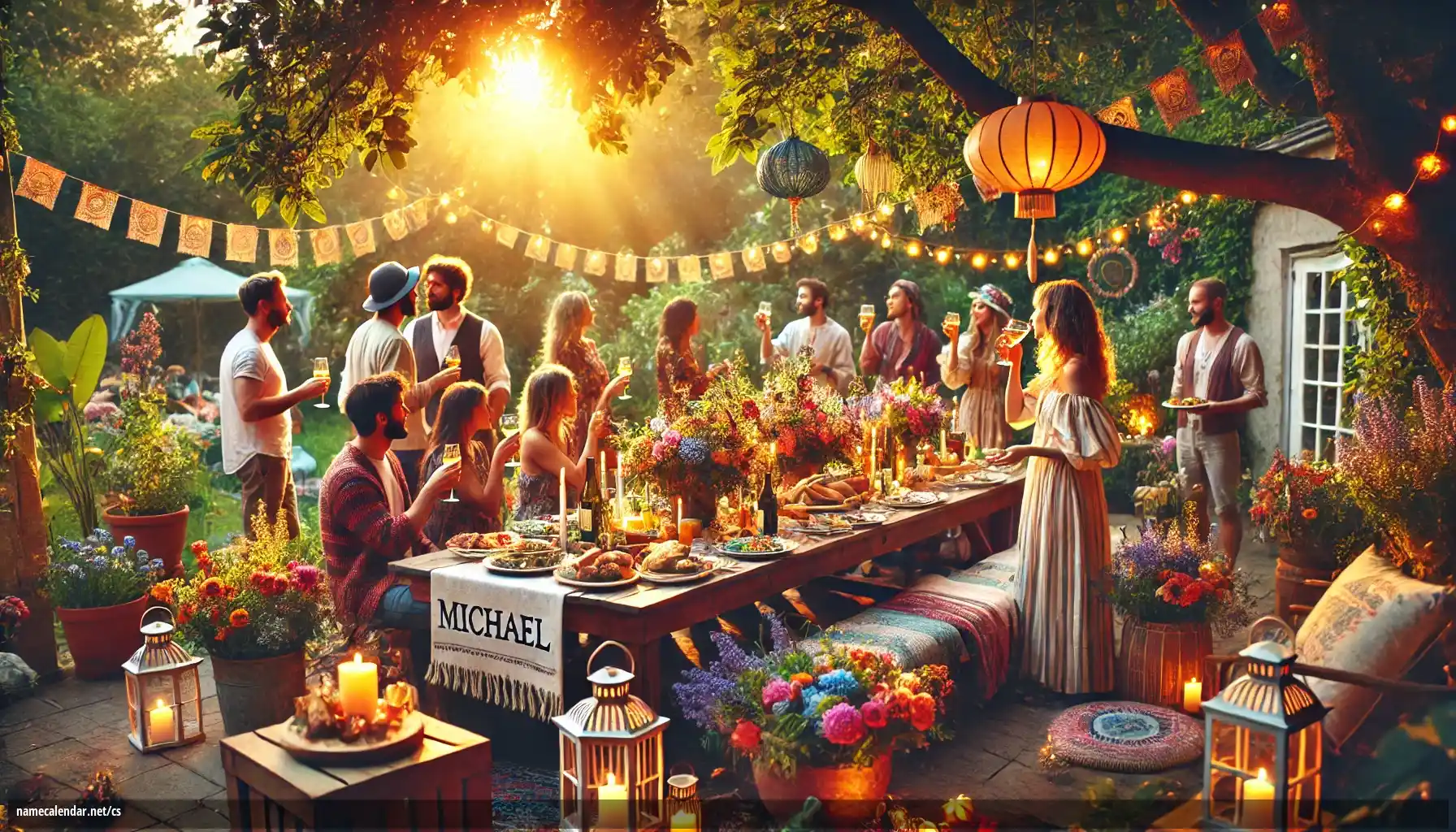 Oslava jmenin a jmenin - Michael