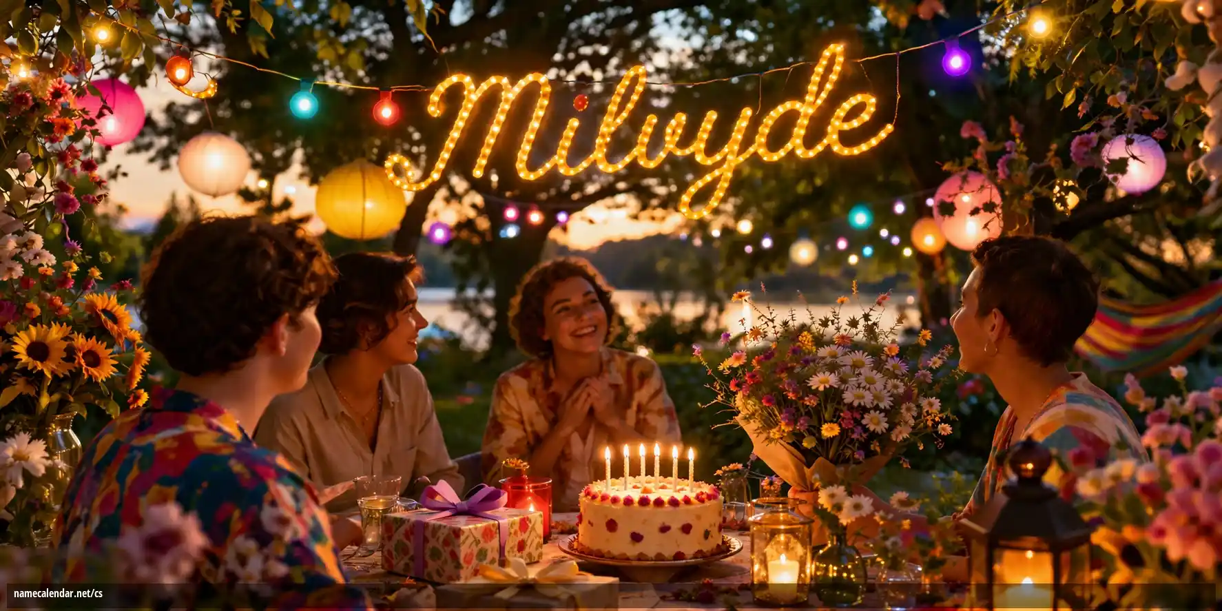 Oslava jmenin a jmenin - Milvyde