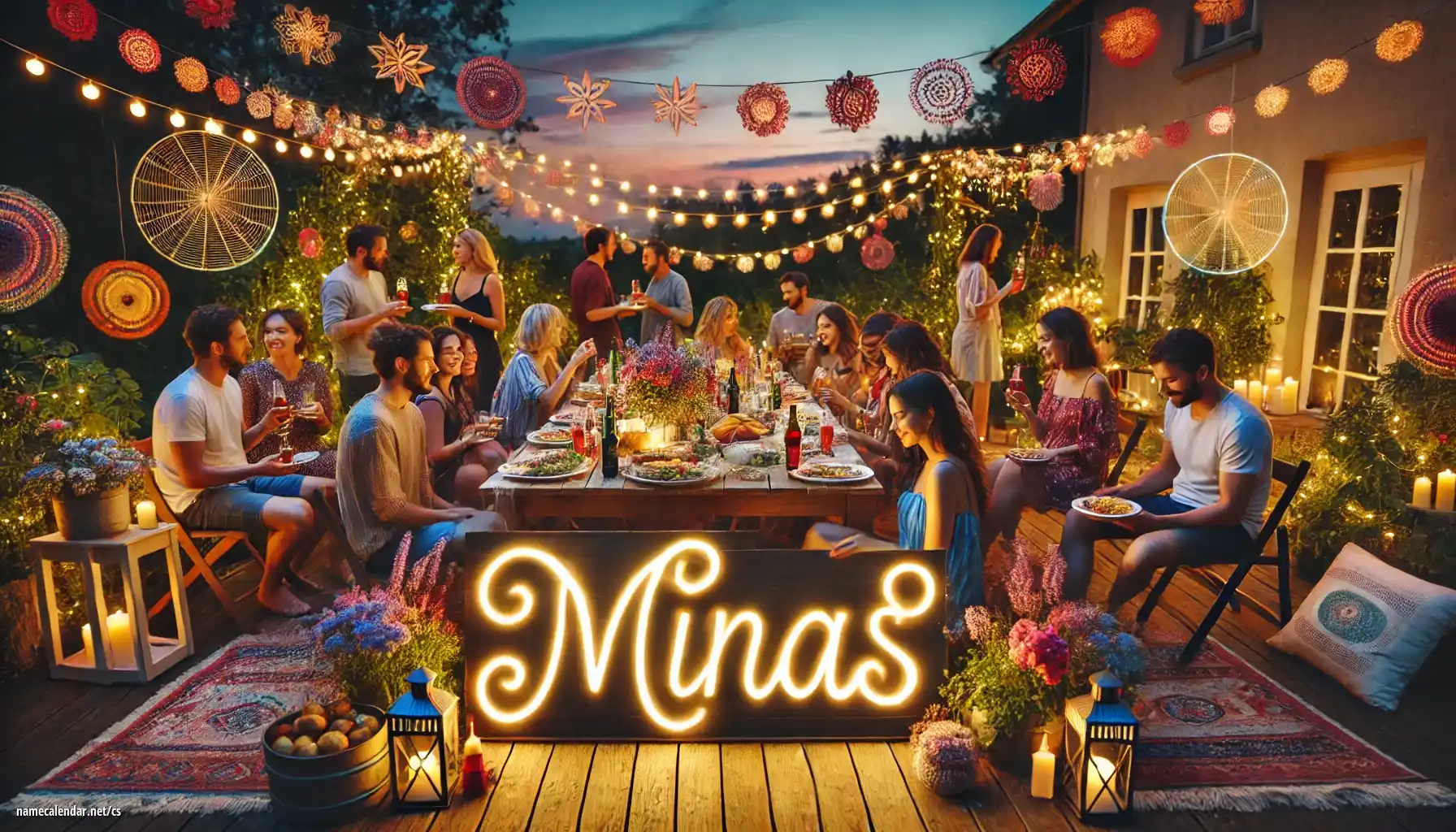 Oslava jmenin a jmenin - Minas