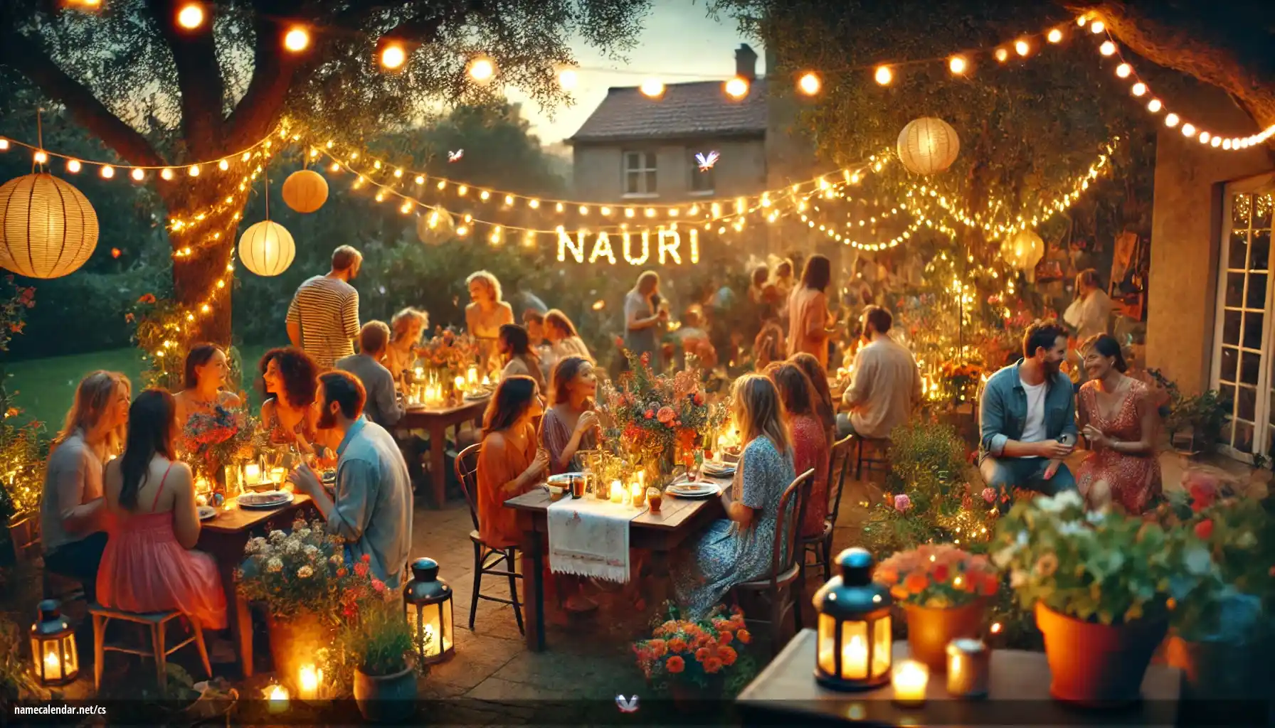 Oslava jmenin a jmenin - Nauri