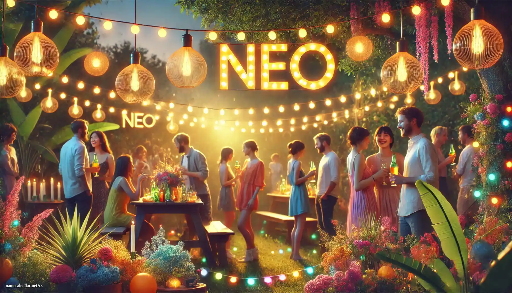 Oslava jmenin a jmenin - Neo