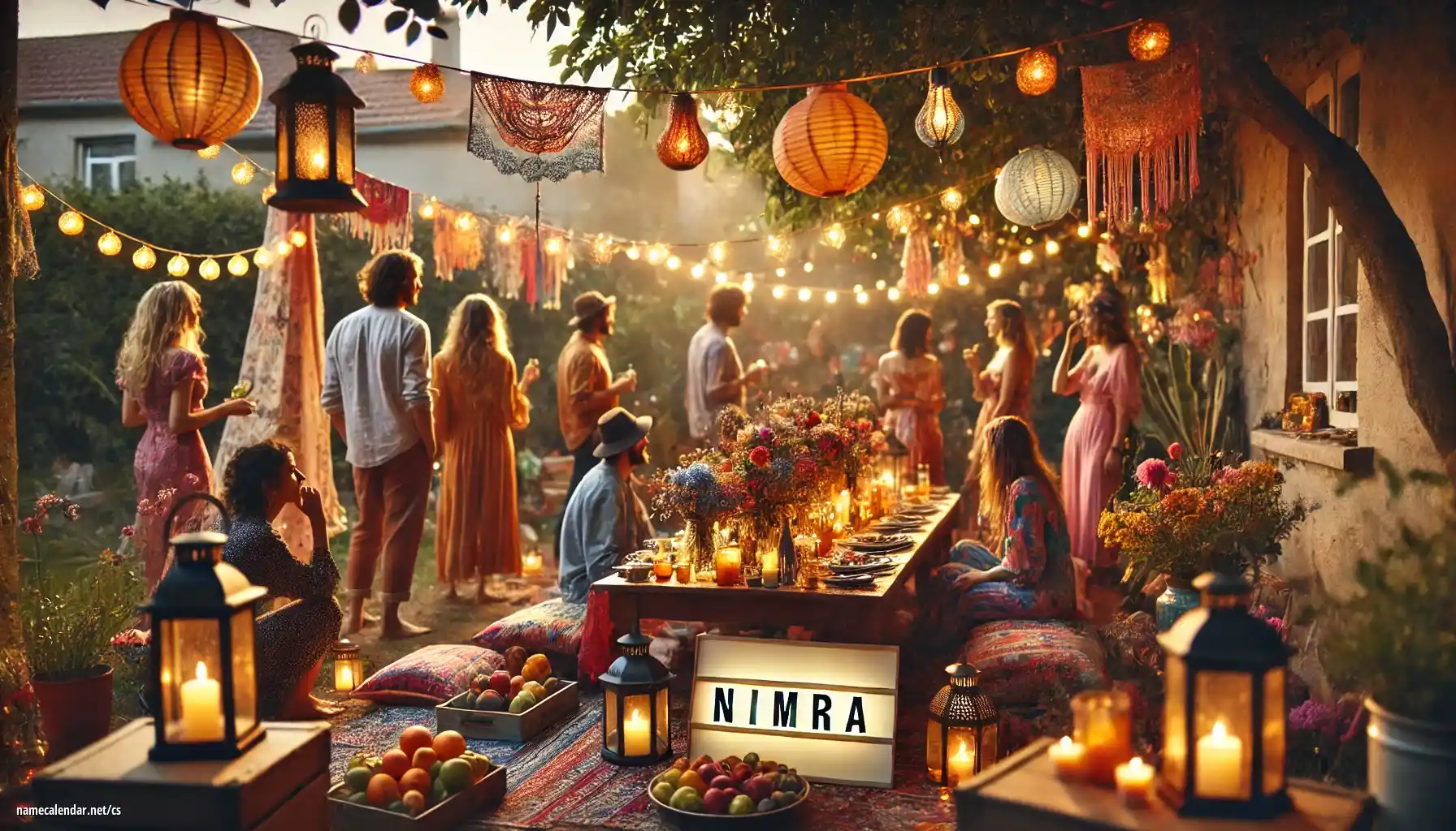 Oslava jmenin a jmenin - Nimra