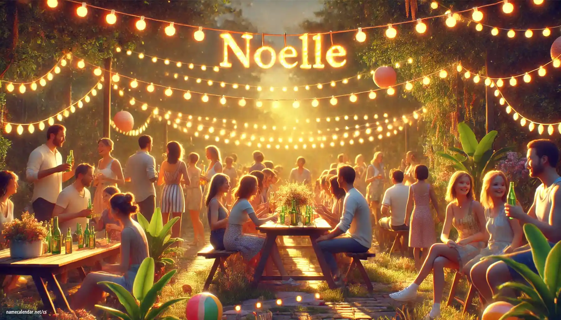 Oslava jmenin a jmenin - Noelle