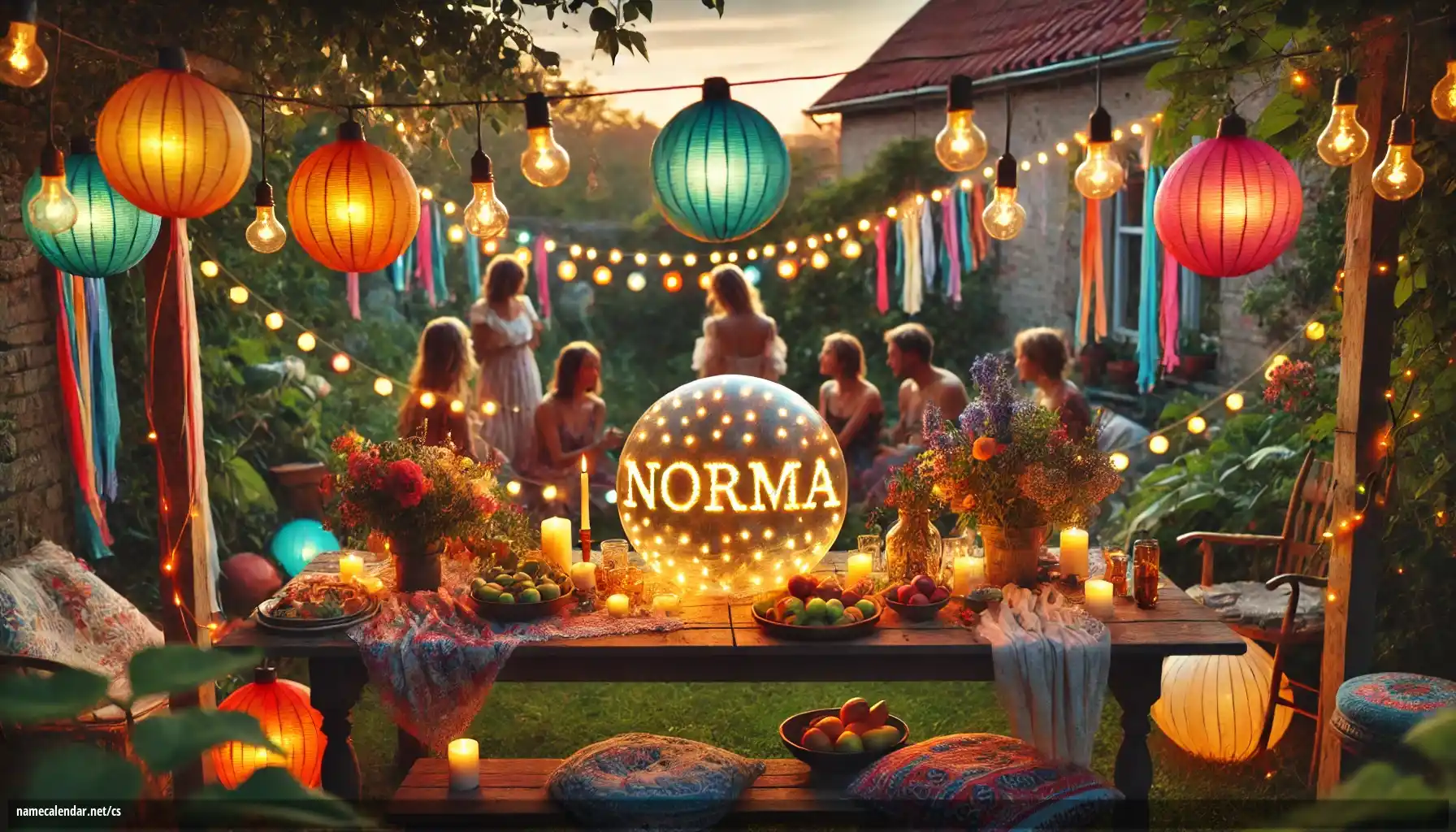 Oslava jmenin a jmenin - Norma