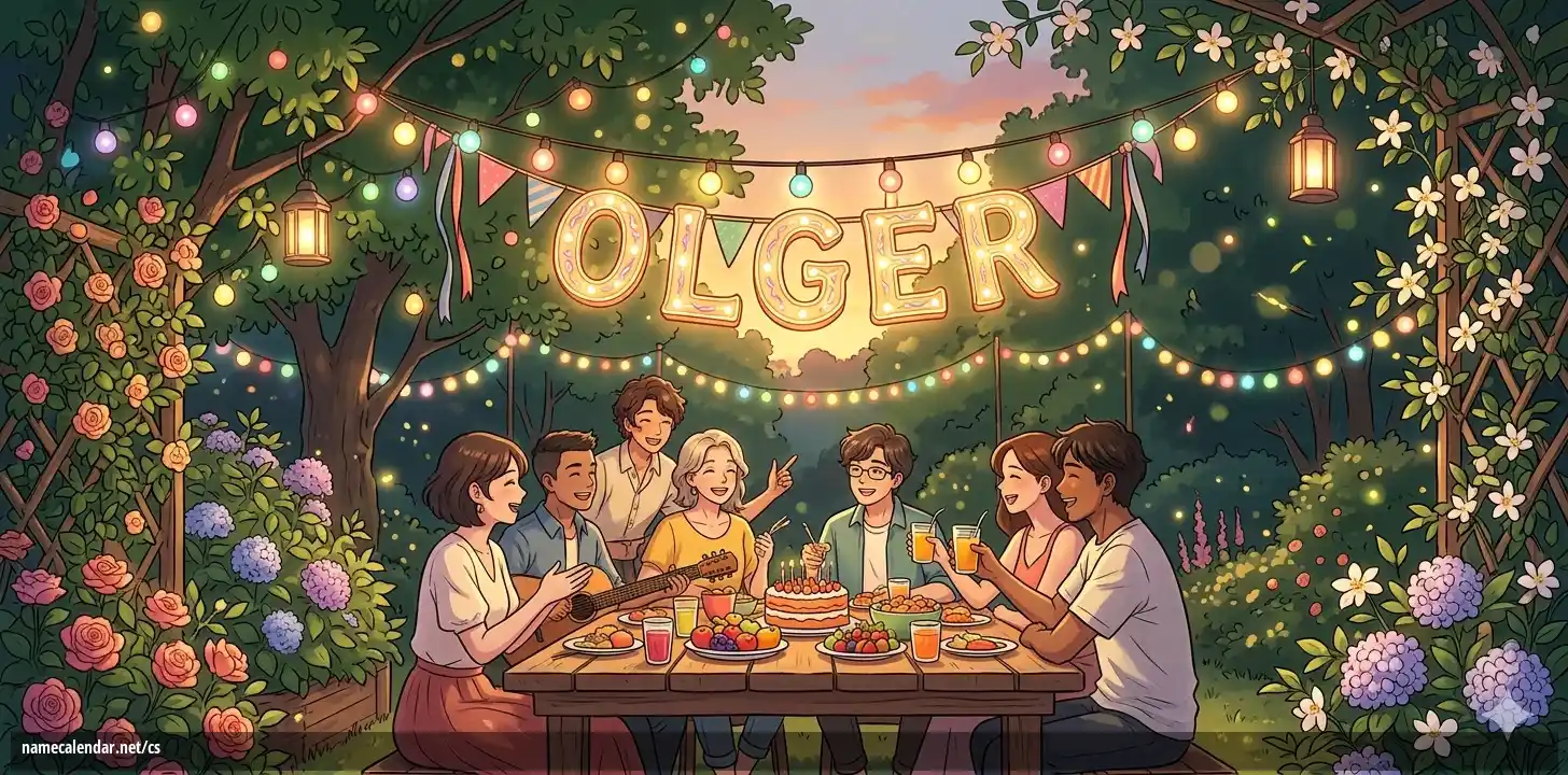Oslava jmenin a jmenin - Olger