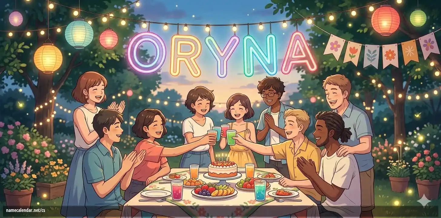 Oslava jmenin a jmenin - Oryna