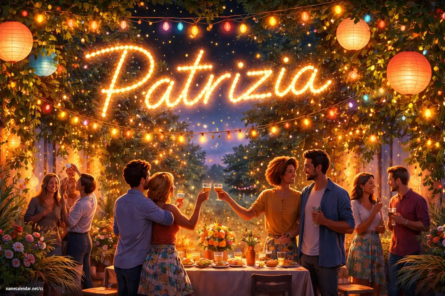 Oslava jmenin a jmenin - Patrizia