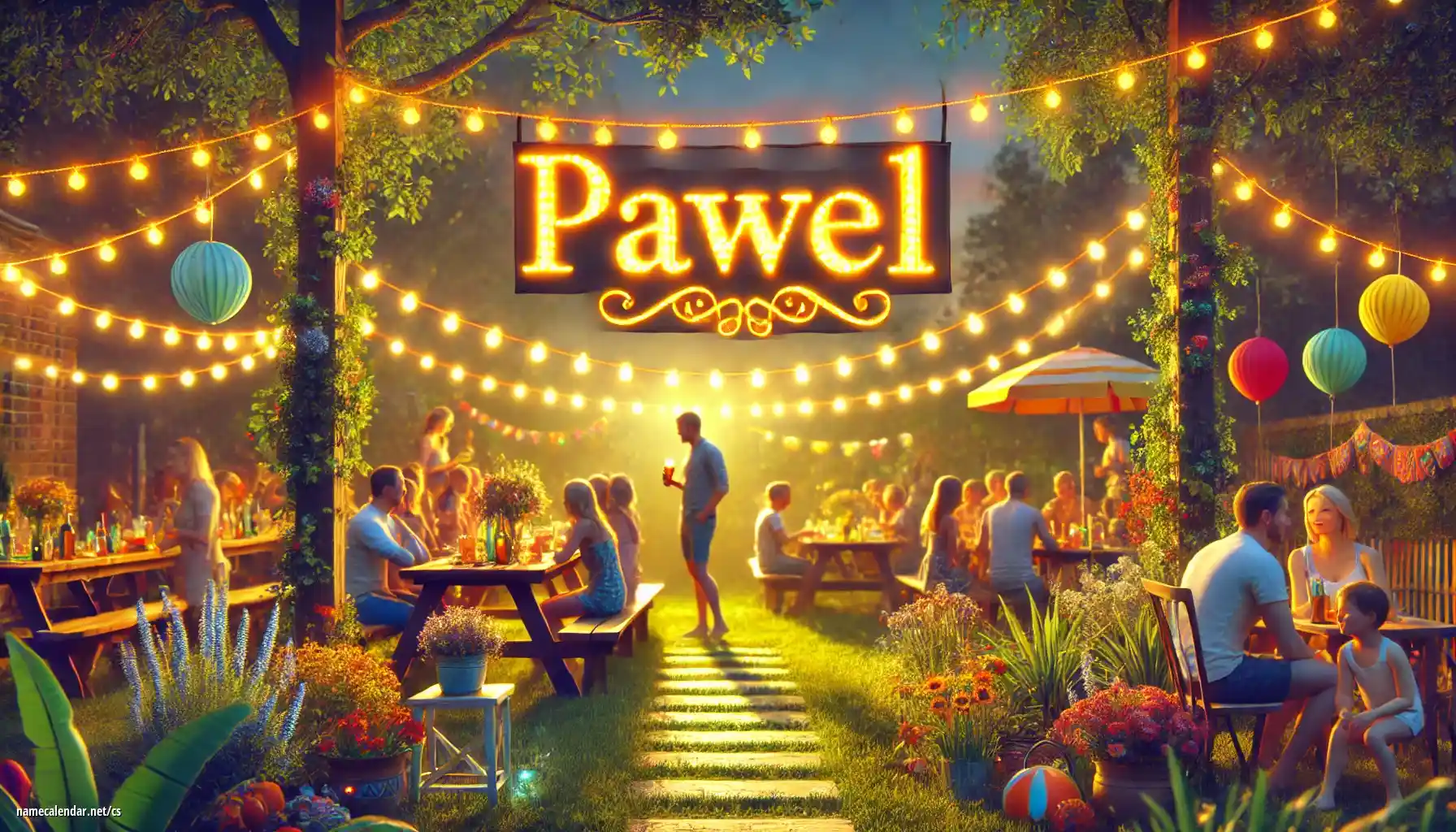 Oslava jmenin a jmenin - Paweł