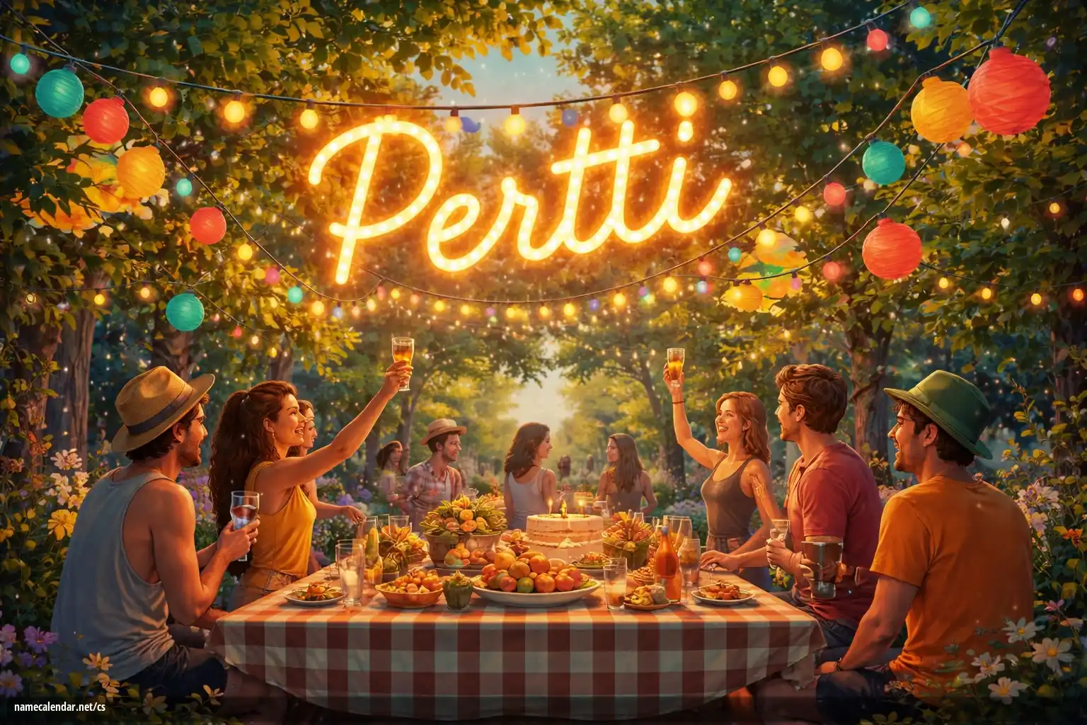 Oslava jmenin a jmenin - Pertti