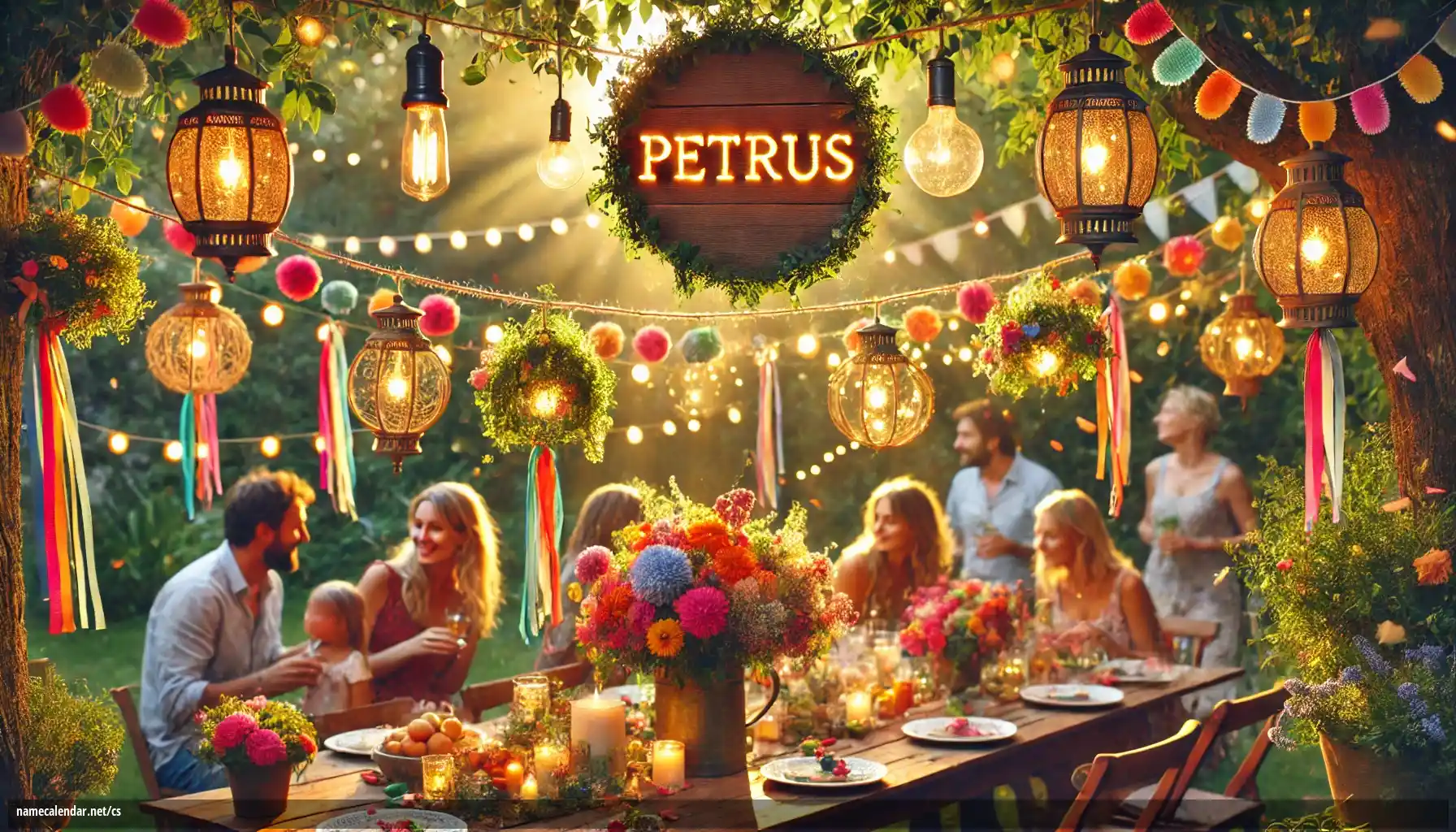 Oslava jmenin a jmenin - Petrus