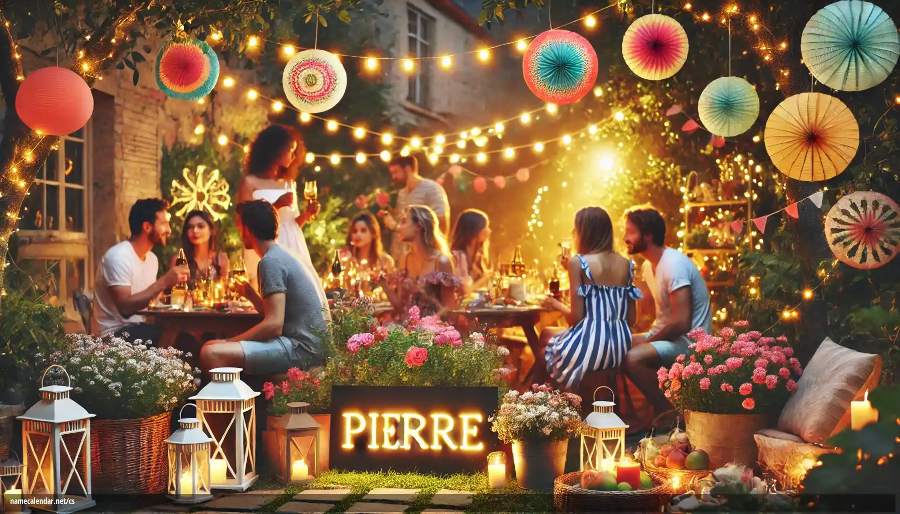 Oslava jmenin a jmenin - Pierre