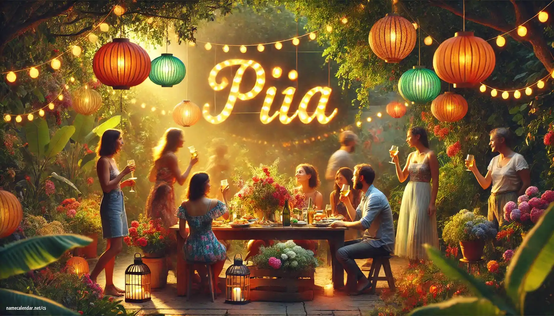 Oslava jmenin a jmenin - Piia