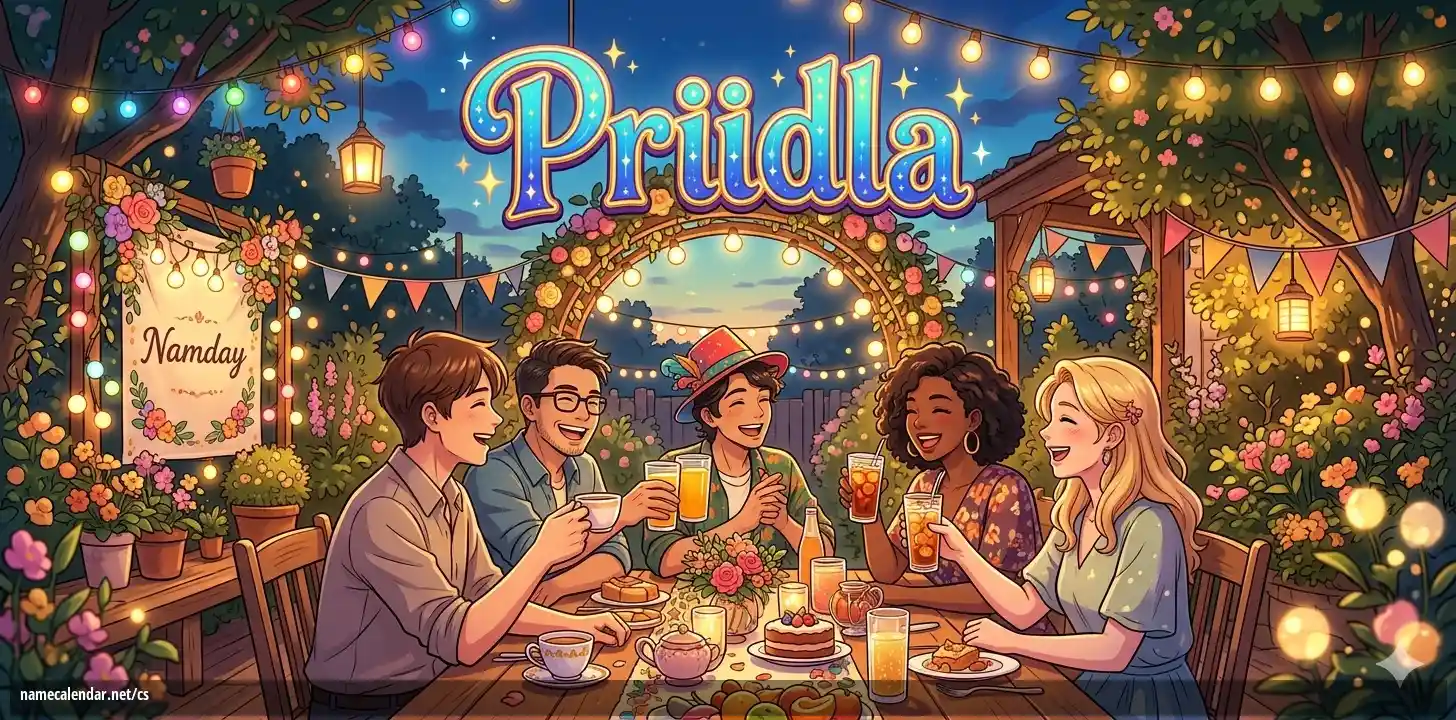 Oslava jmenin a jmenin - Priidla