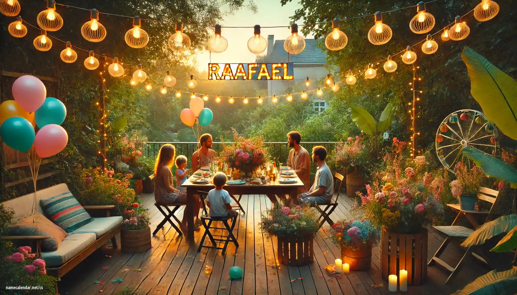 Oslava jmenin a jmenin - Raafael