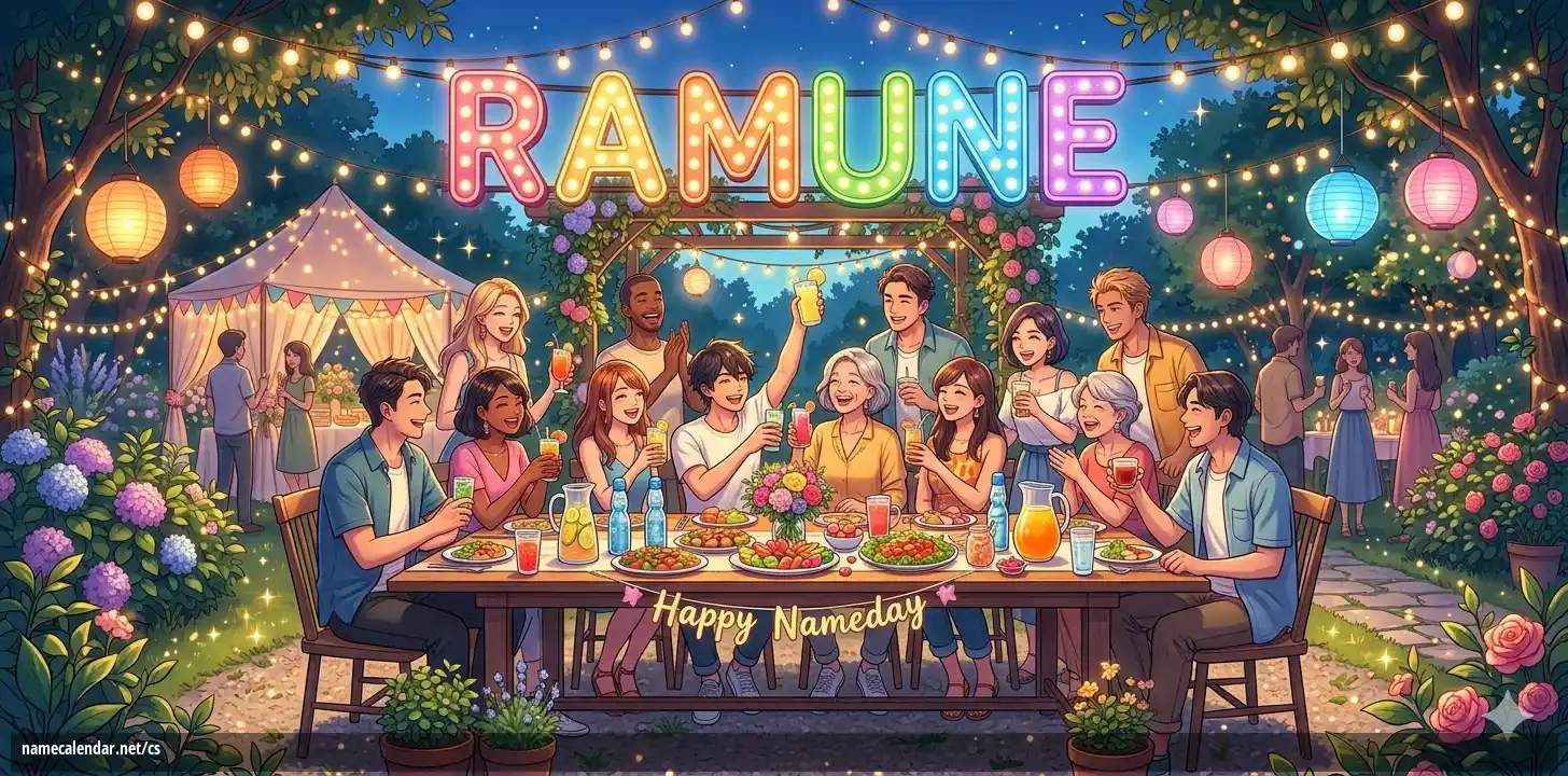 Oslava jmenin a jmenin - Ramune