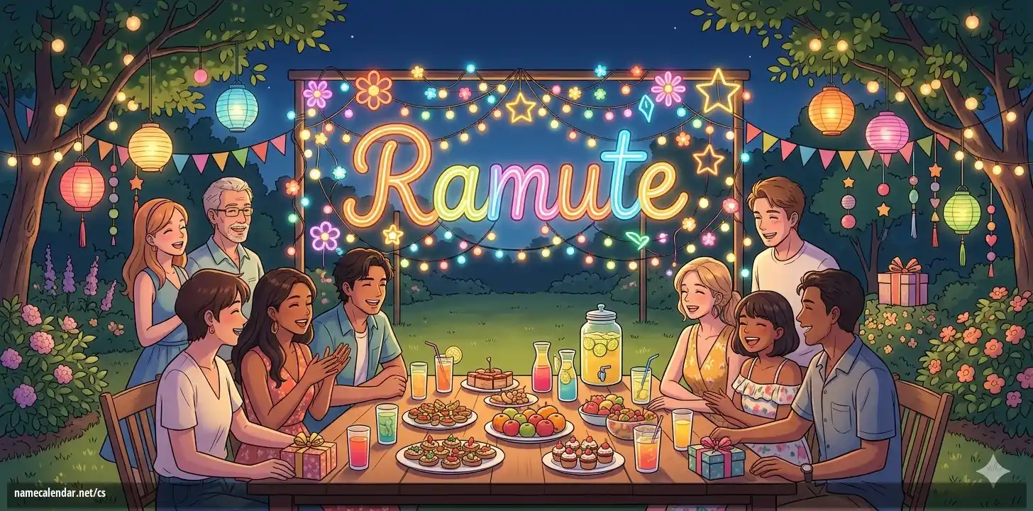 Oslava jmenin a jmenin - Ramute