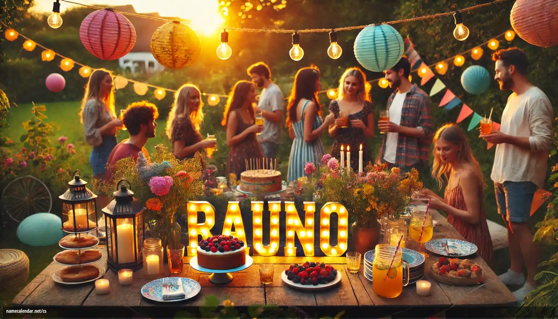 Oslava jmenin a jmenin - Rauno