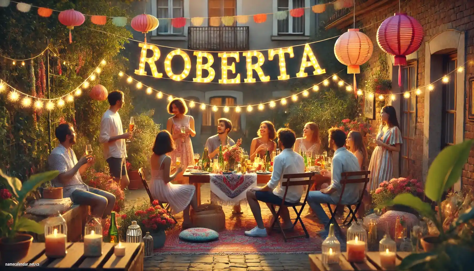 Oslava jmenin a jmenin - Roberta