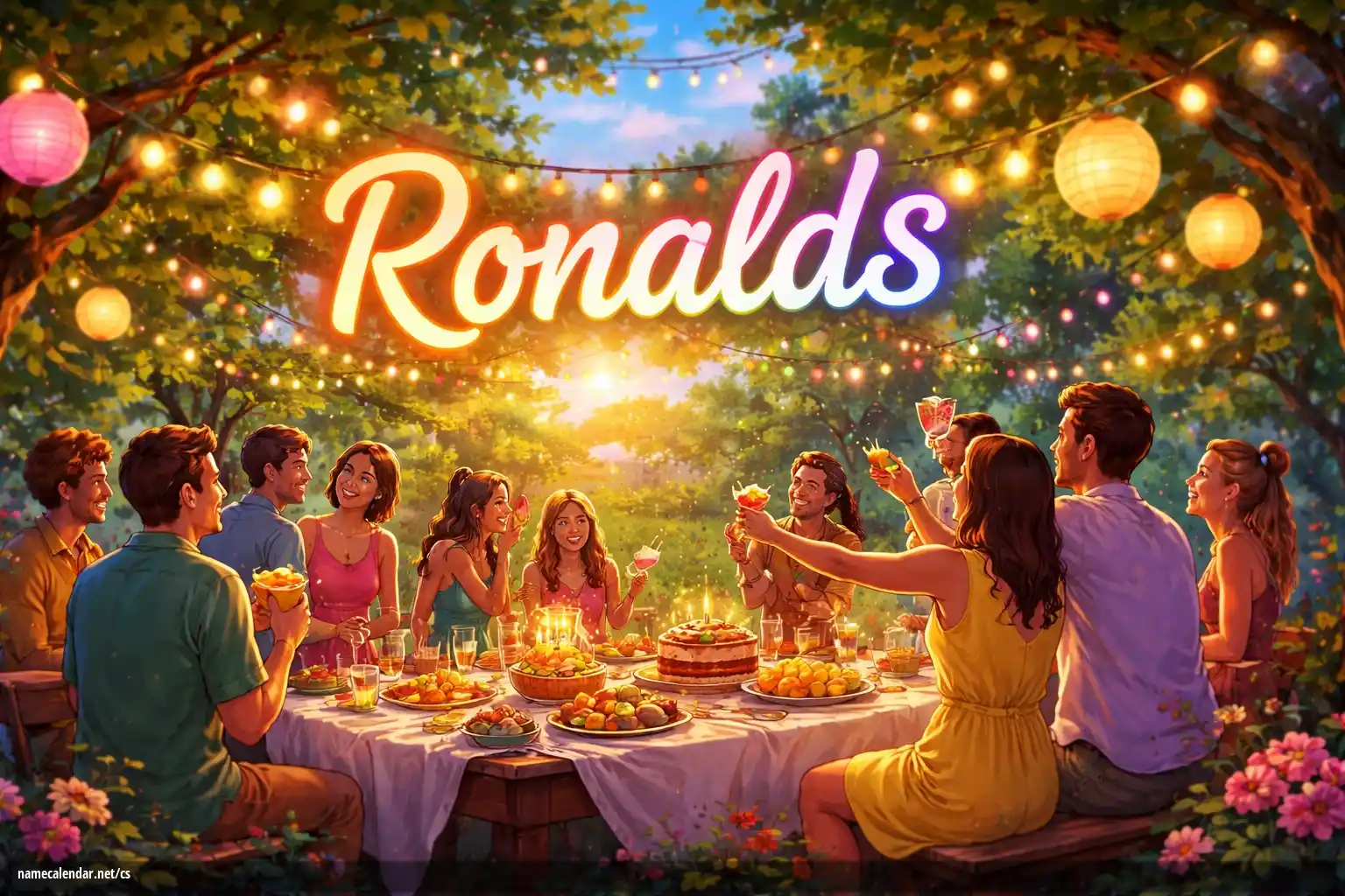 Oslava jmenin a jmenin - Ronalds