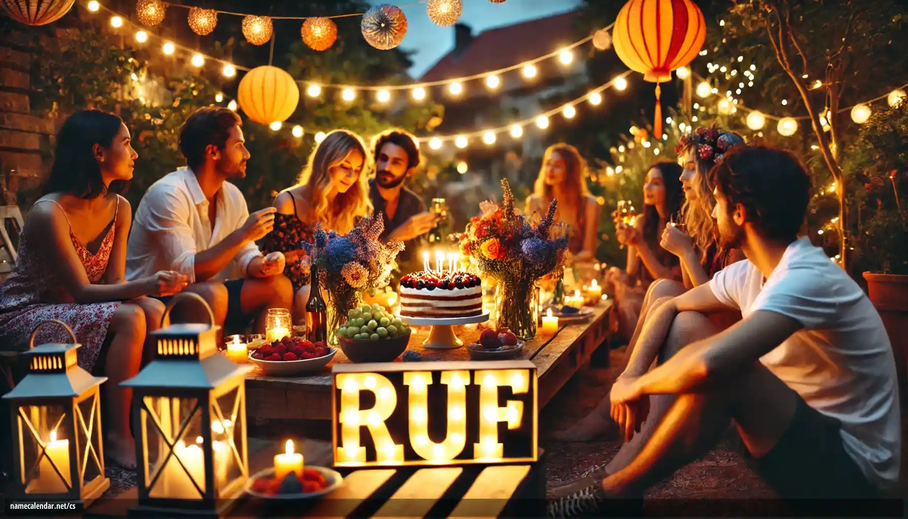 Oslava jmenin a jmenin - Ruf