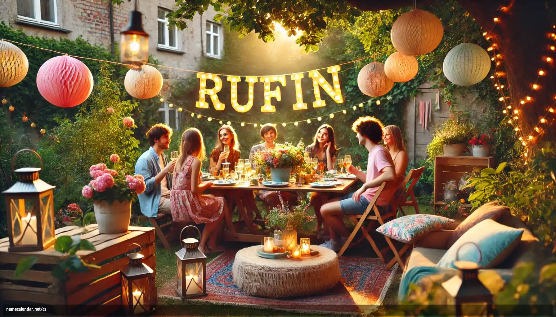 Oslava jmenin a jmenin - Rufin