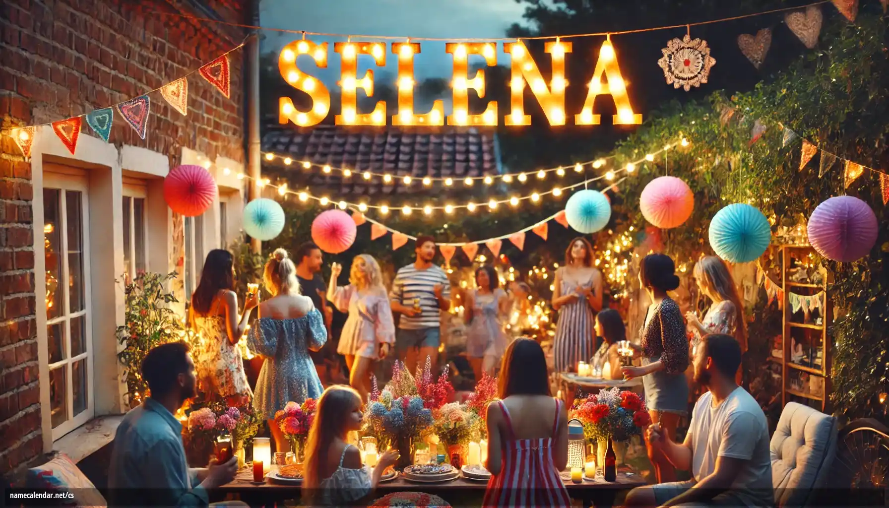 Oslava jmenin a jmenin - Selena