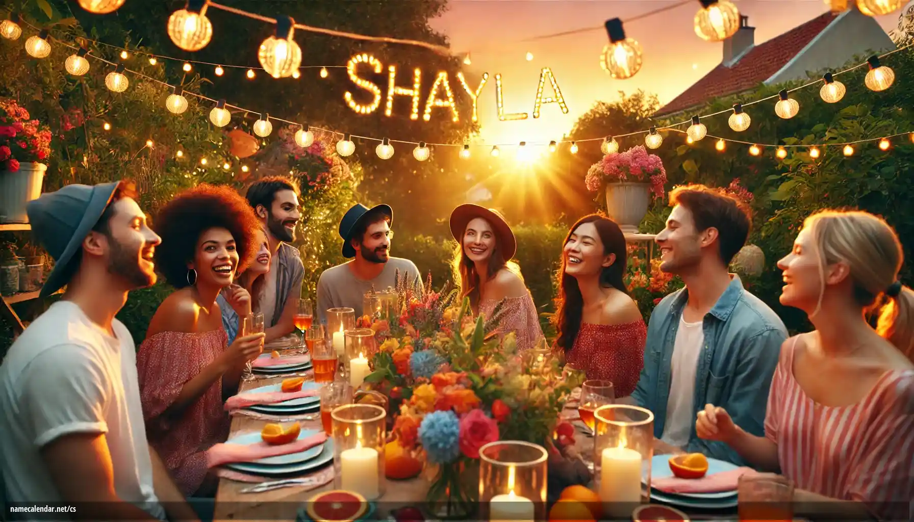 Oslava jmenin a jmenin - Shayla
