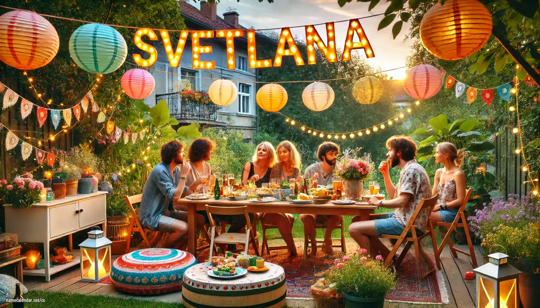 Oslava jmenin a jmenin - Světlana