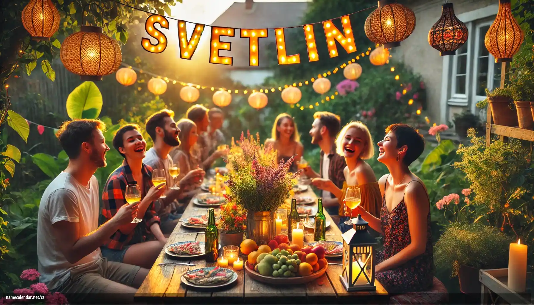 Oslava jmenin a jmenin - Svetlin