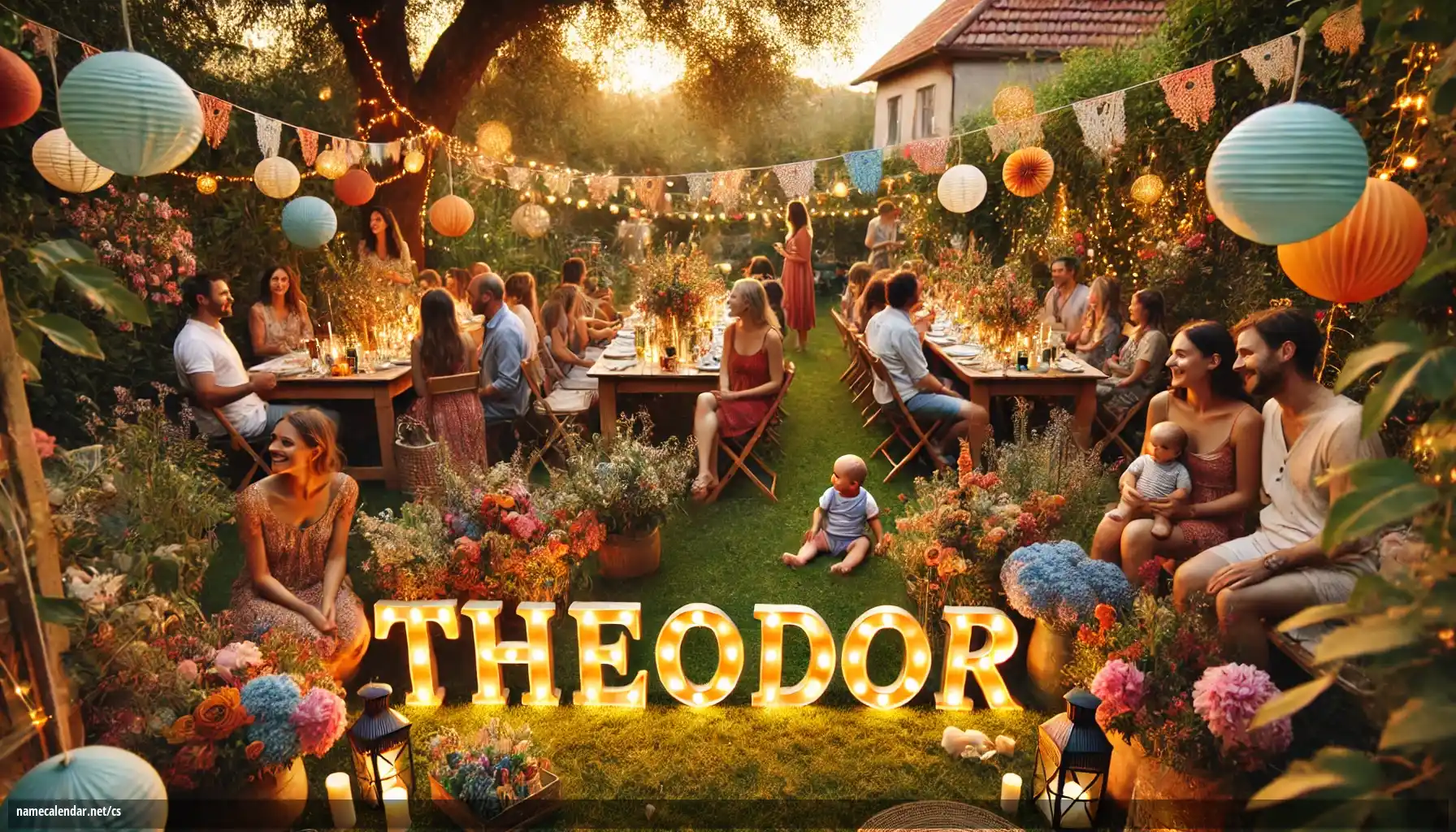 Oslava jmenin a jmenin - Theodor