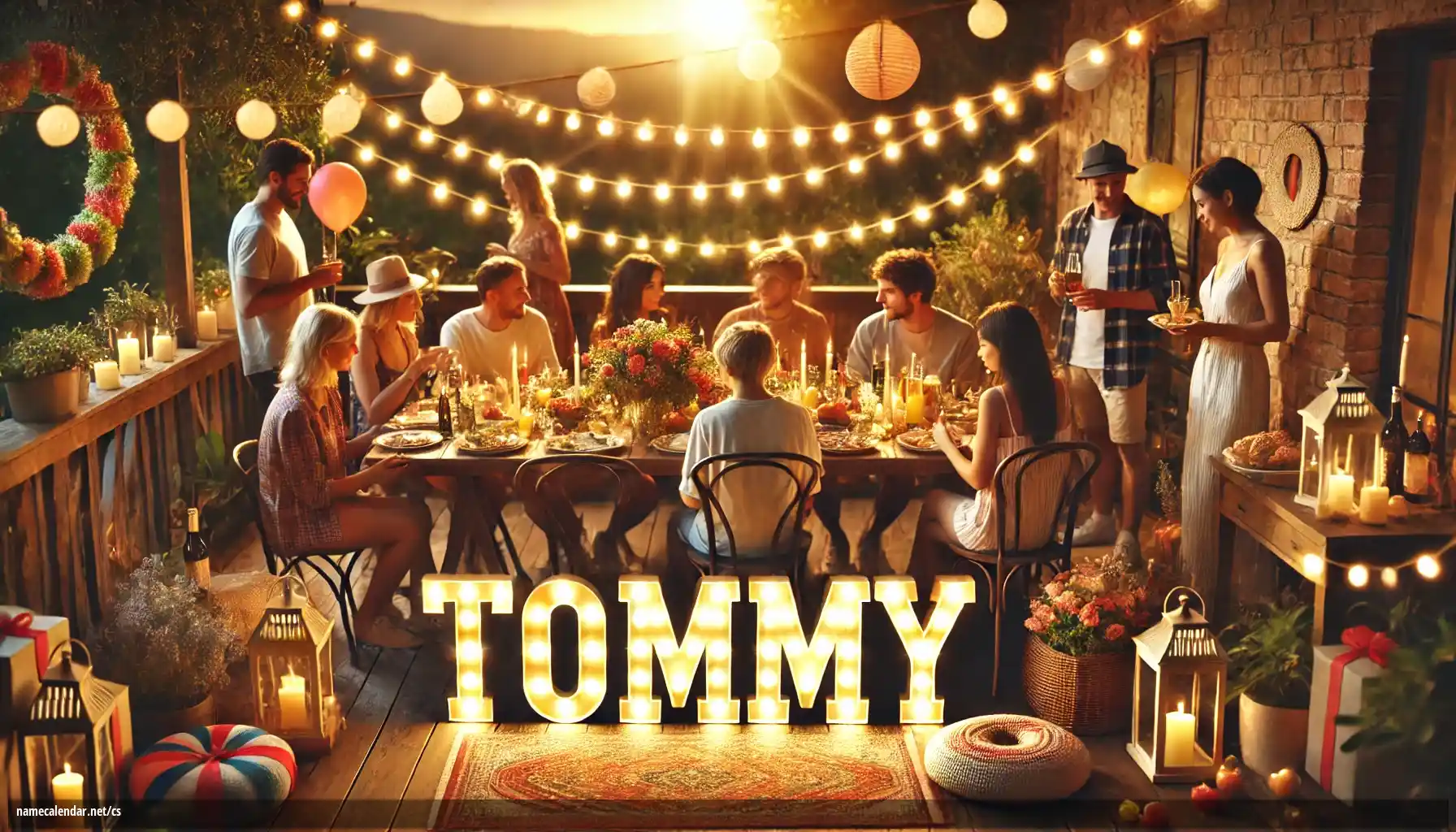 Oslava jmenin a jmenin - Tommy