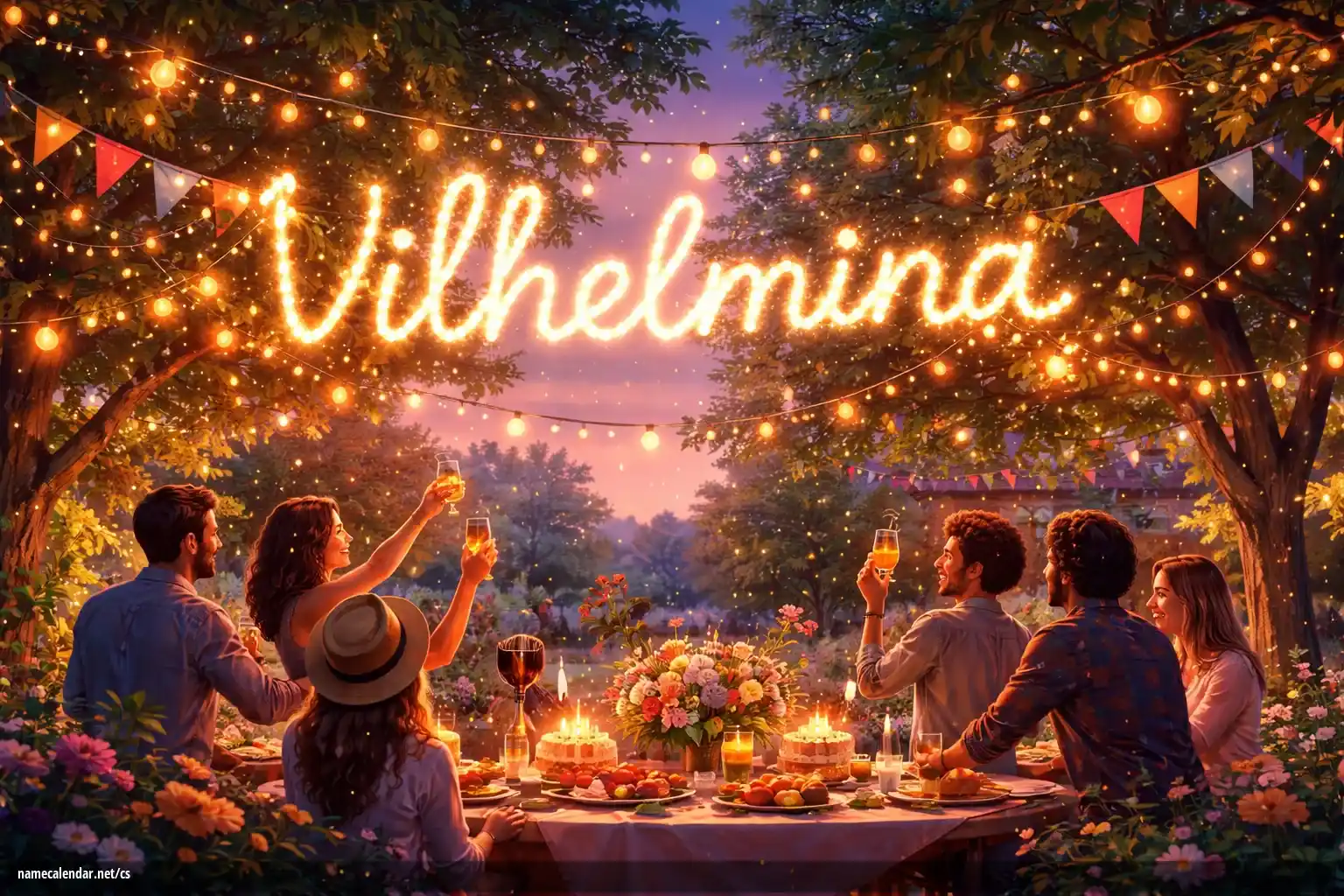 Oslava jmenin a jmenin - Vilhelmina