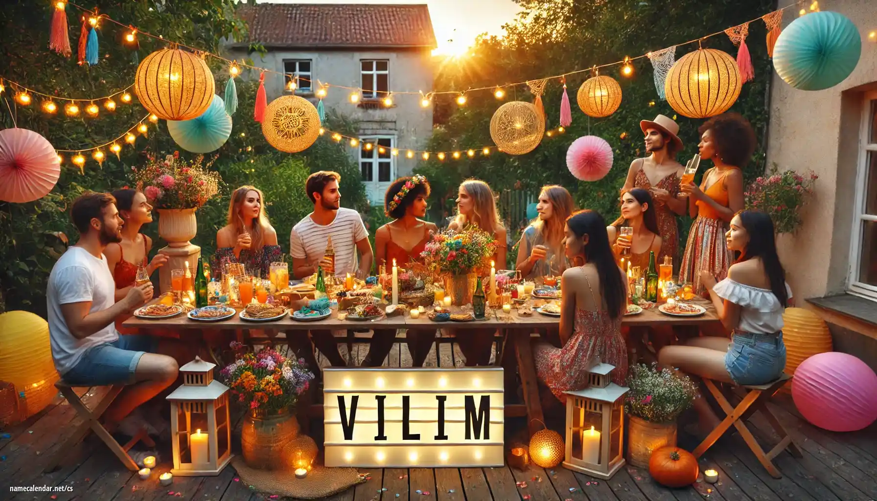 Oslava jmenin a jmenin - Vilim