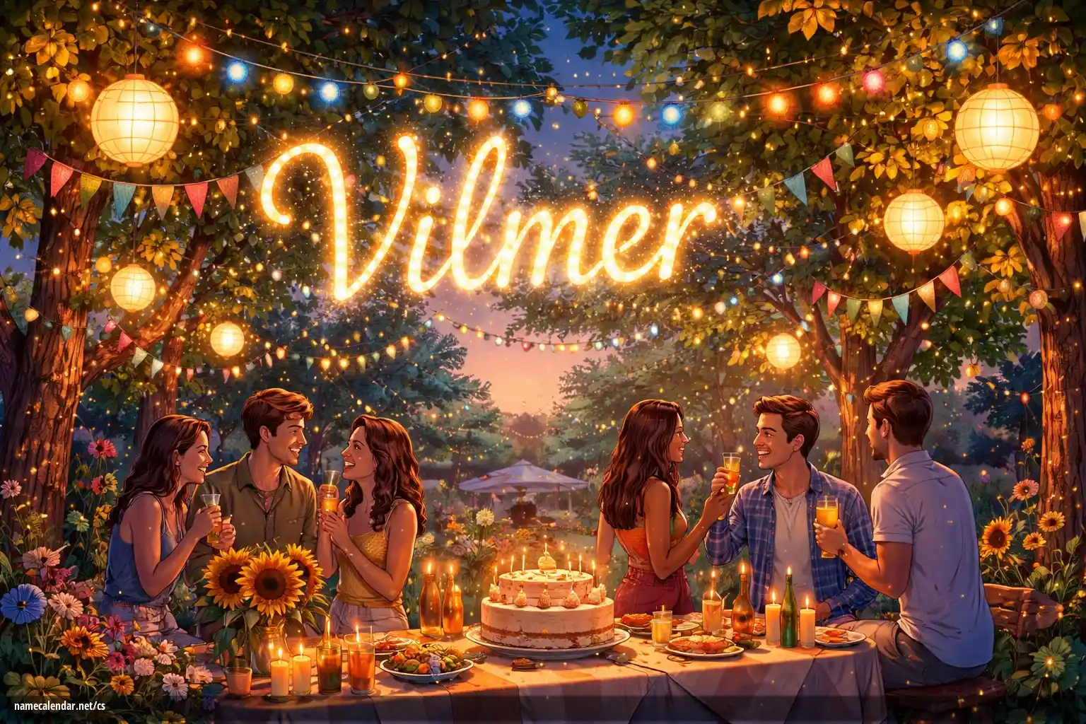 Oslava jmenin a jmenin - Vilmer