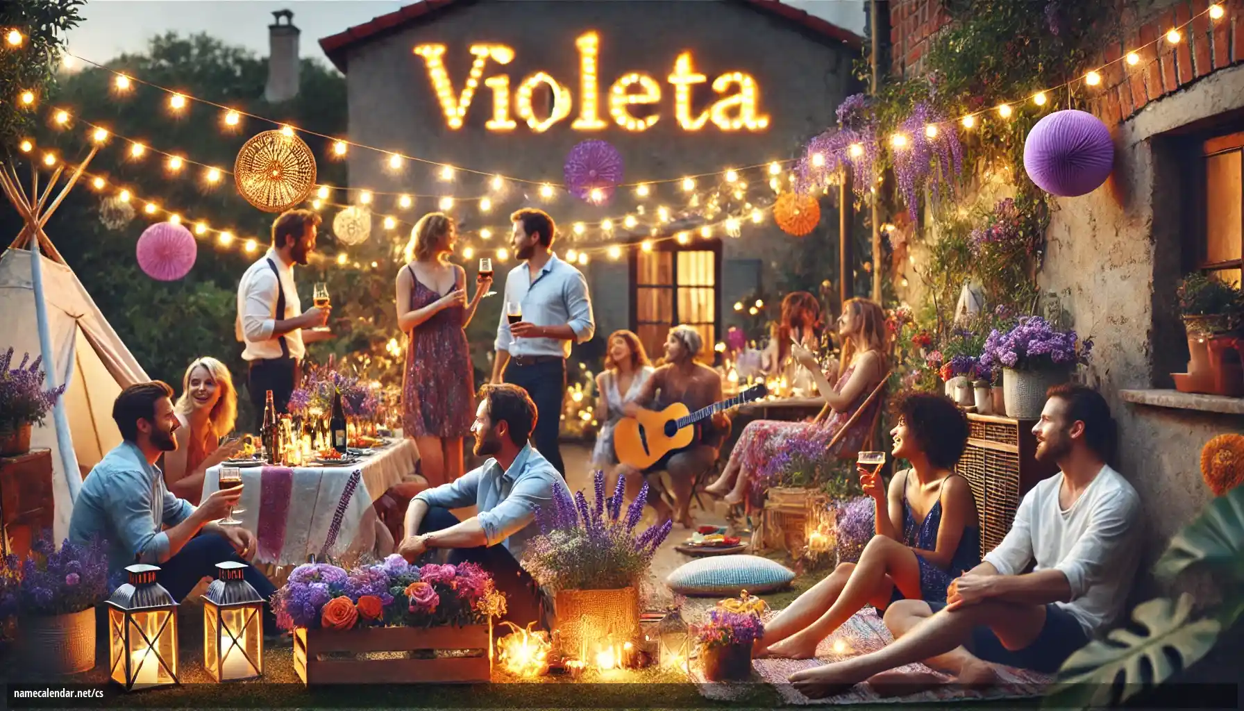 Oslava jmenin a jmenin - Violeta