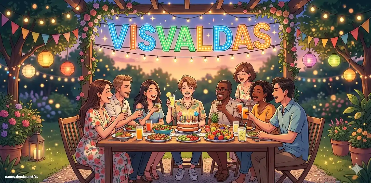 Oslava jmenin a jmenin - Visvaldas