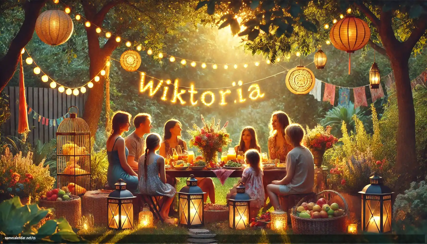 Oslava jmenin a jmenin - Wiktoria