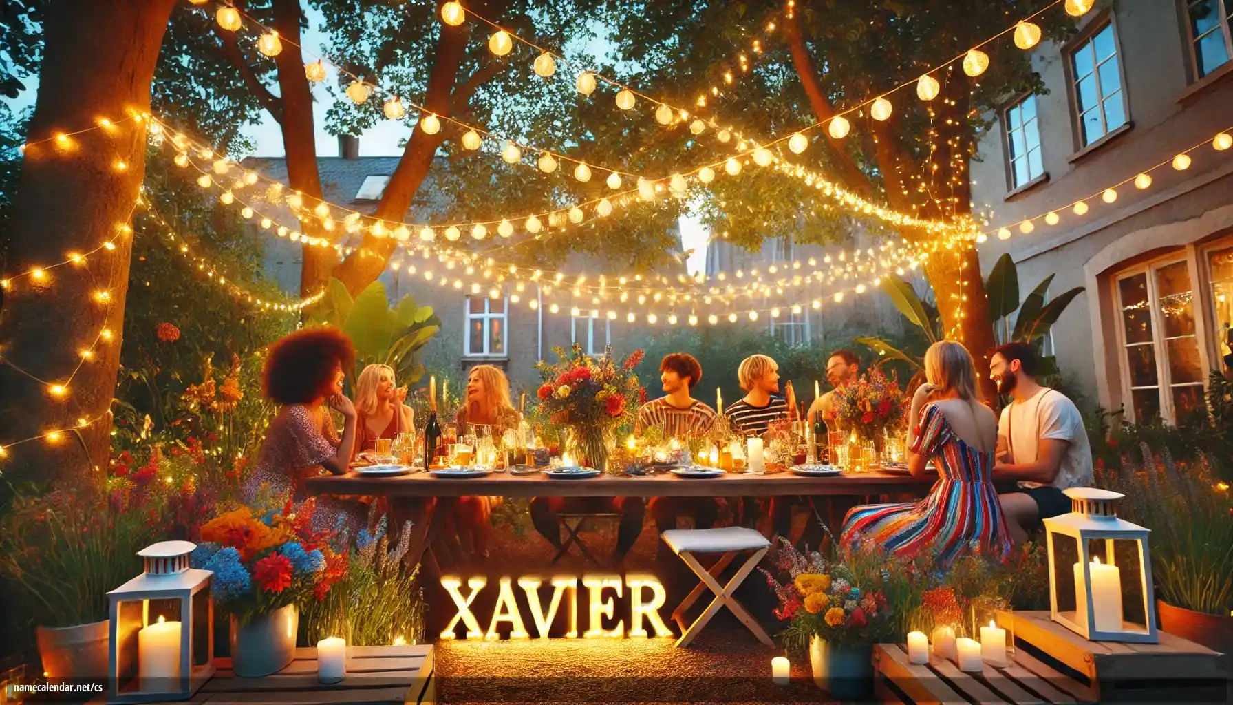 Oslava jmenin a jmenin - Xavier