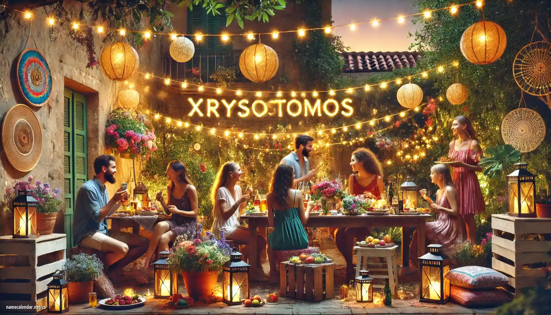 Oslava jmenin a jmenin - Xrysostomos