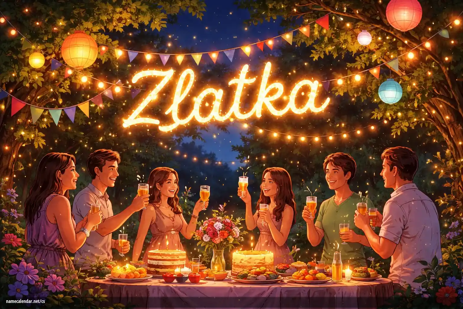 Oslava jmenin a jmenin - Zlatka