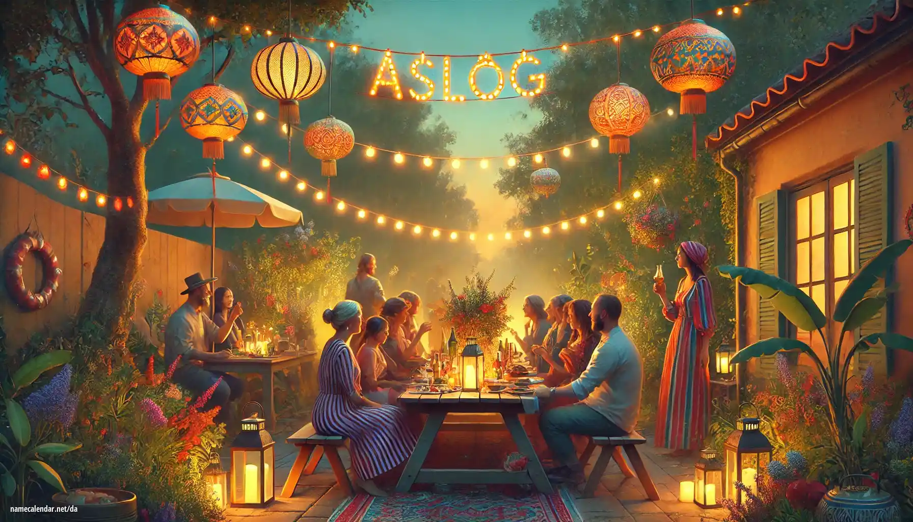 Fejring af navnedag og navn - Åslög