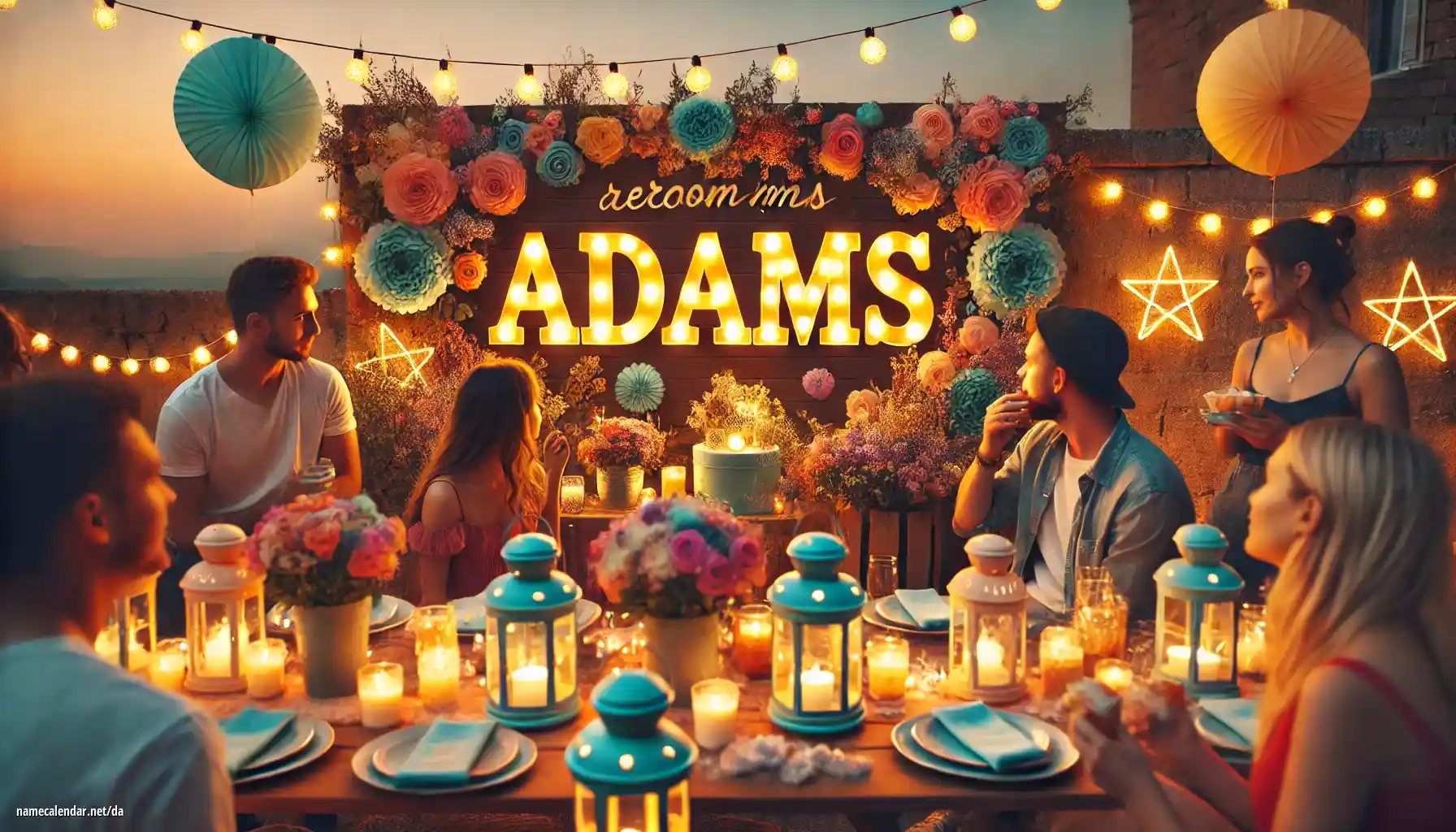 Fejring af navnedag og navn - Adams