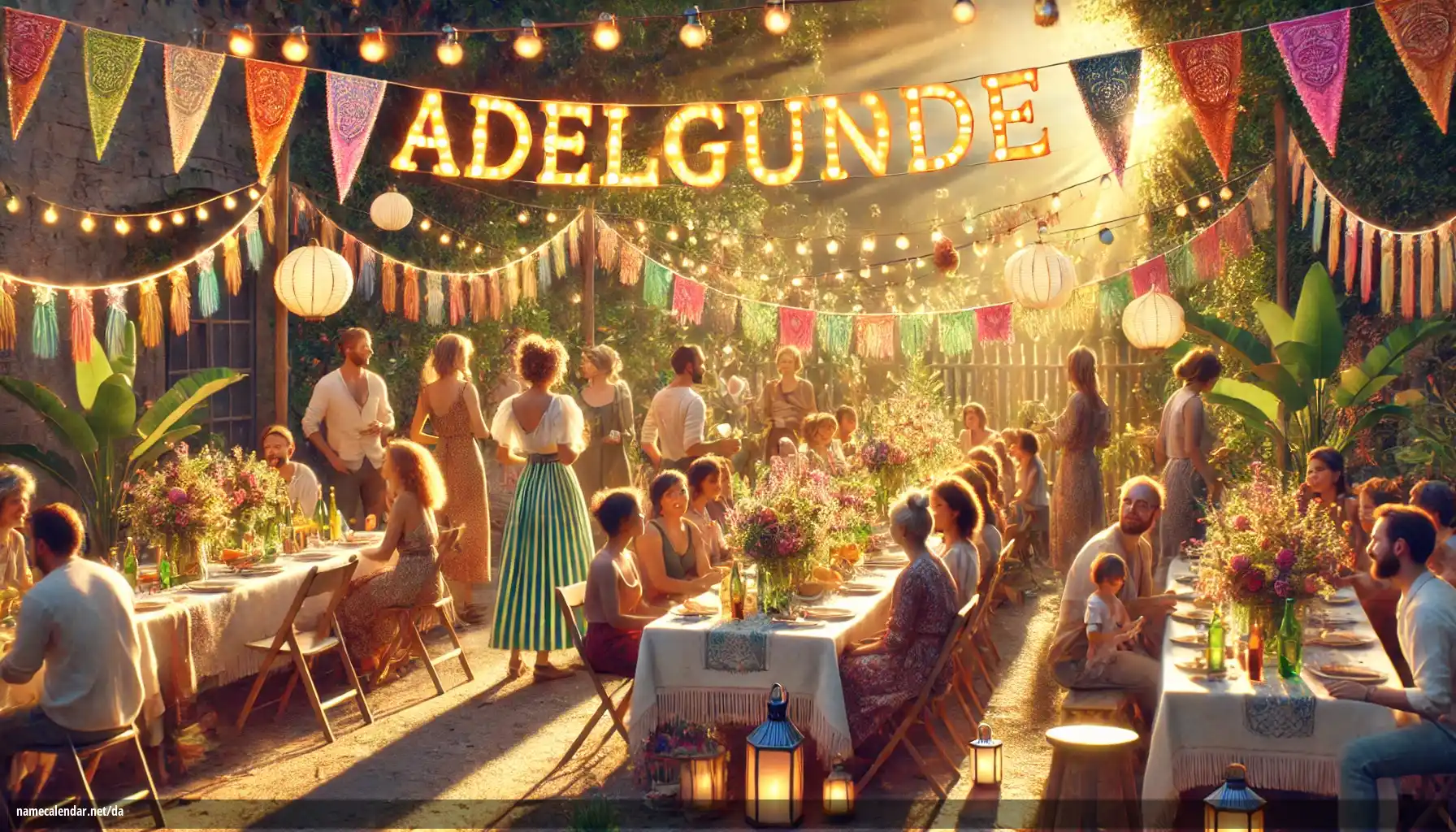 Fejring af navnedag og navn - Adelgunde